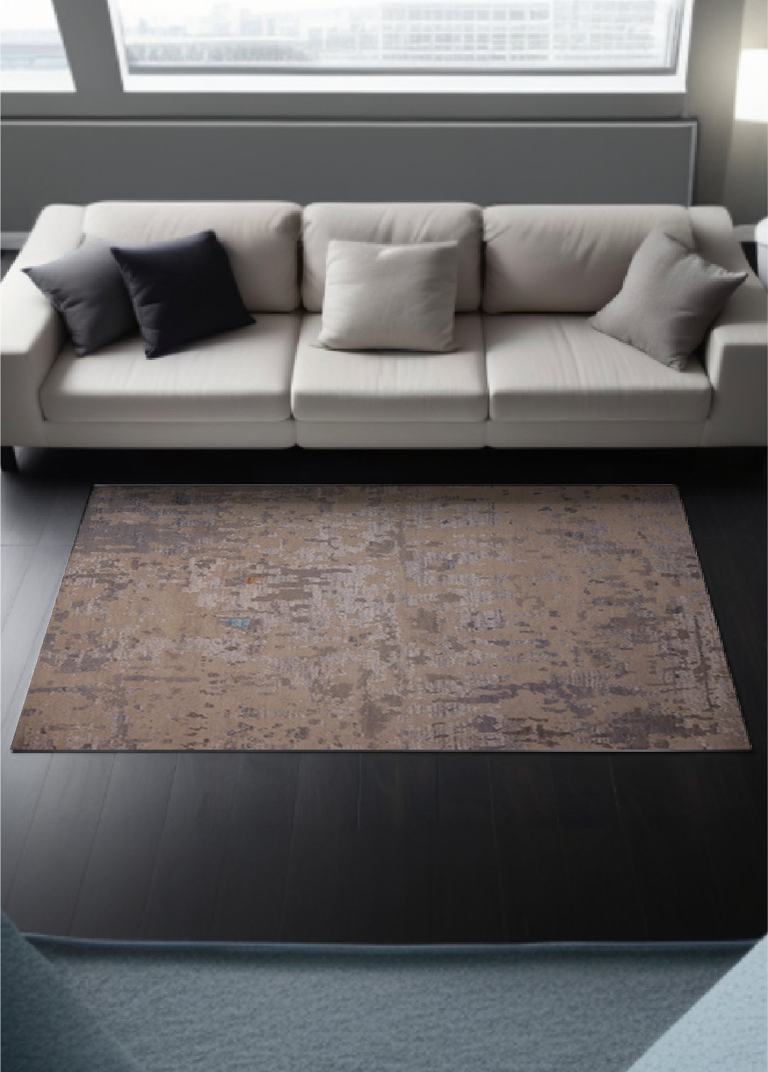 Silver Pebbles — Venjara Carpets