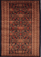 Tribal Runner Red — Venjara Carpets