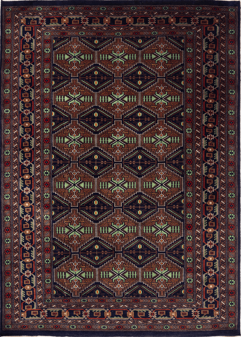 Tribal Red-green — Venjara Carpets