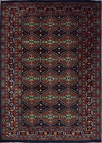 Tribal Red-green — Venjara Carpets