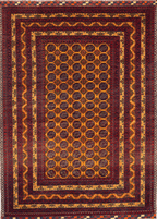 Afghani Red-orange — Venjara Carpets