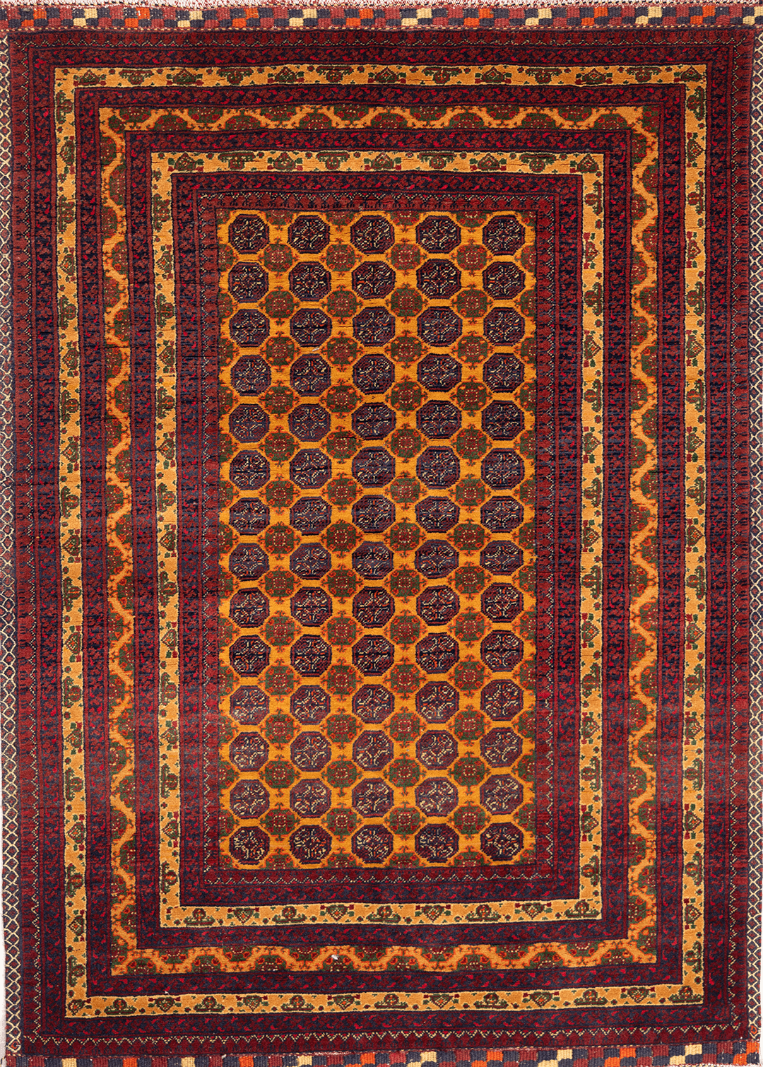 Afghani Red-orange — Venjara Carpets