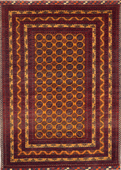 Afghani Red-orange — Venjara Carpets