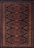 Tribal Navy-red — Venjara Carpets