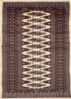 Bukhara Runner White — Venjara Carpets