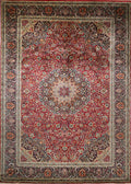 Center Kashan Red — Venjara Carpets