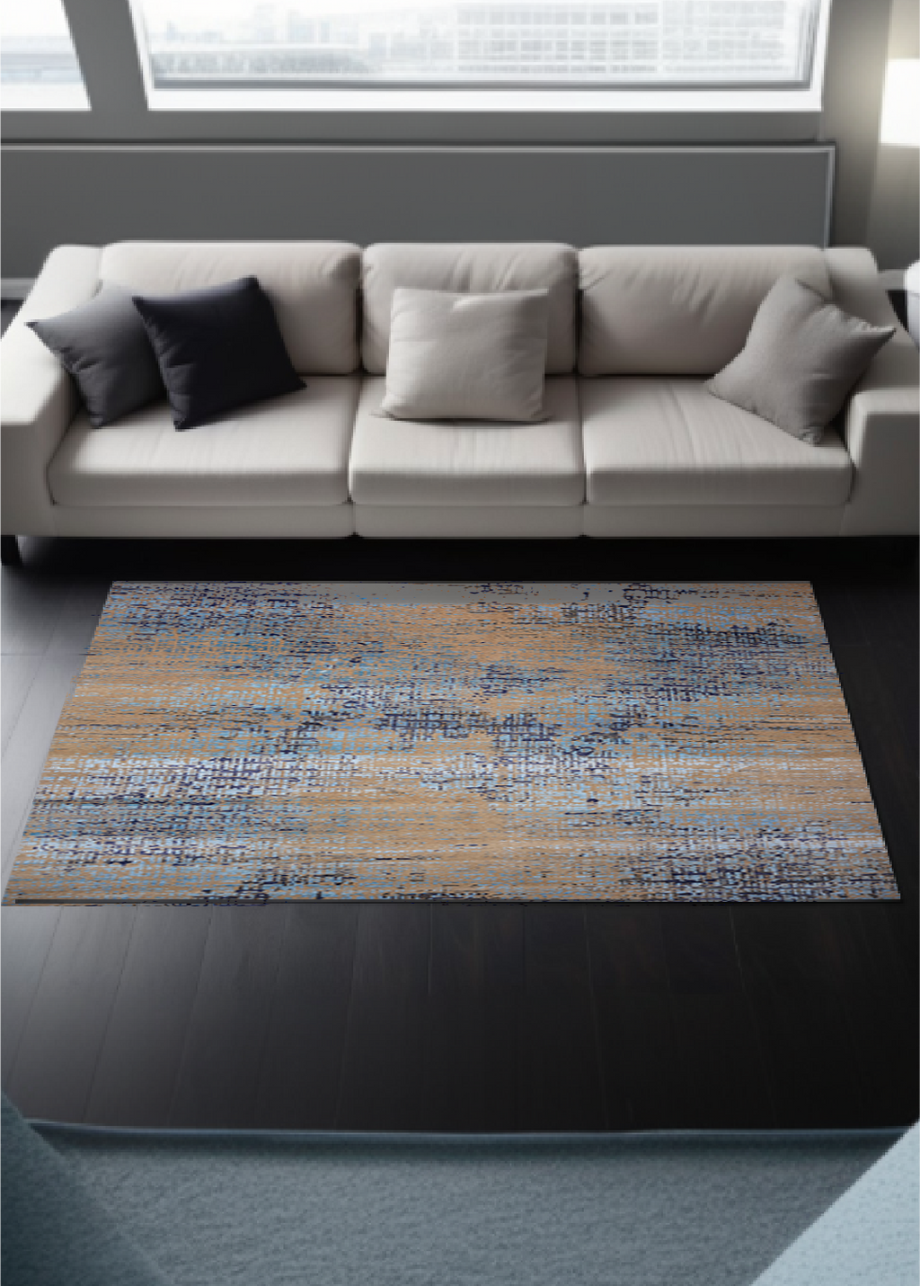Sand Jewels Blue — Venjara Carpets