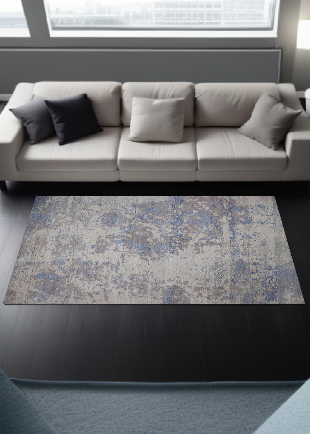 Desert Grains Blue — Venjara Carpets