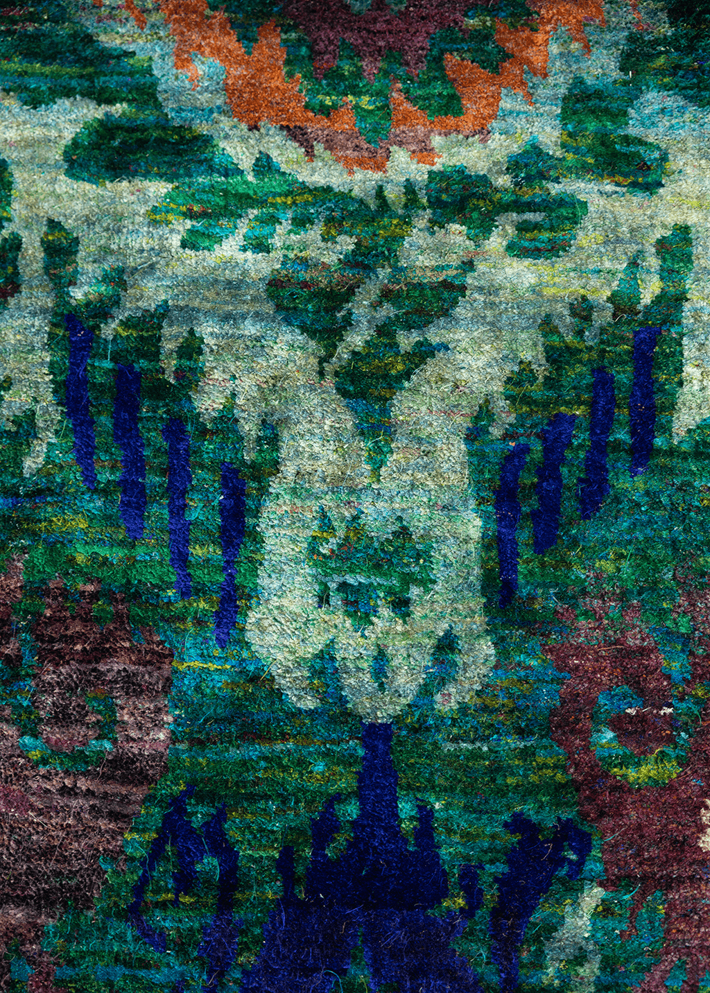 Peacock Feathers — Venjara Carpets