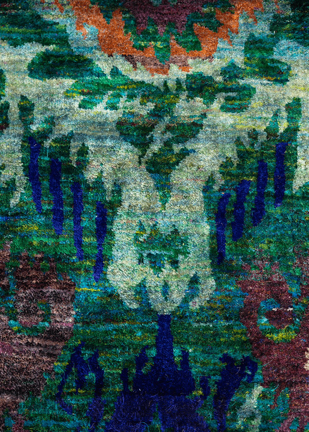 Peacock Feathers — Venjara Carpets