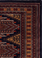 Tribal Navy-red — Venjara Carpets