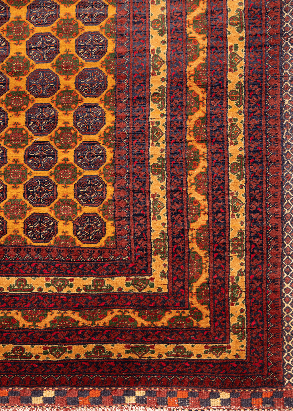 Afghani Red-orange — Venjara Carpets