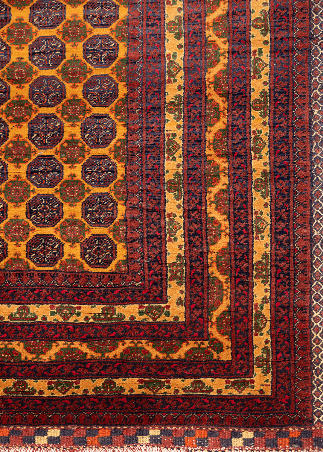 Afghani Red-orange — Venjara Carpets