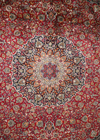 Center Kashan Red — Venjara Carpets