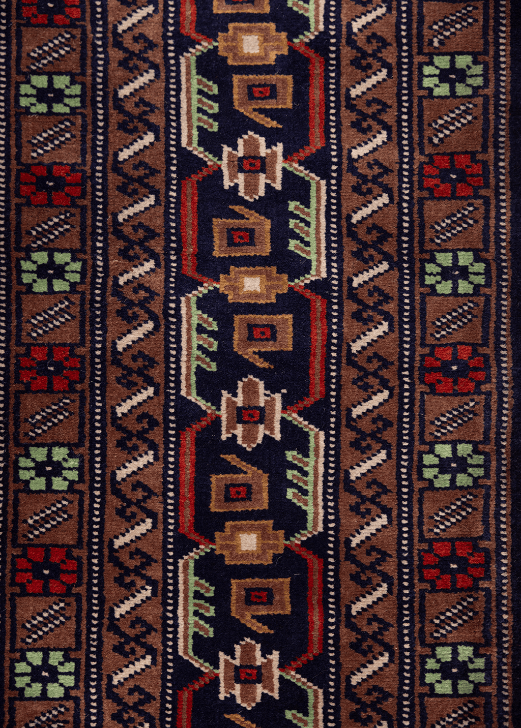 Tribal Red-green — Venjara Carpets