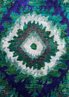 Peacock Feathers — Venjara Carpets