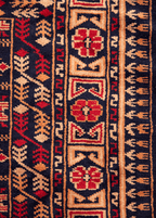 Tribal Blue-red — Venjara Carpets
