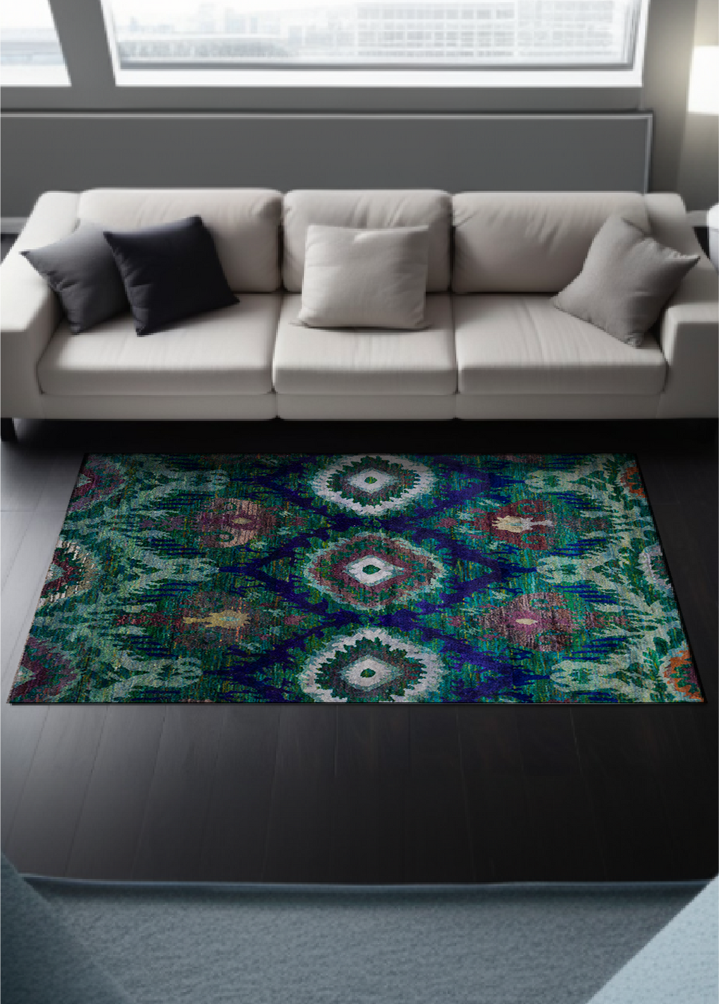 Peacock Feathers — Venjara Carpets