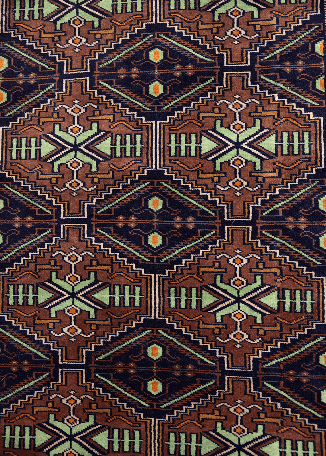 Tribal Red-green — Venjara Carpets