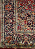 Center Kashan Red — Venjara Carpets