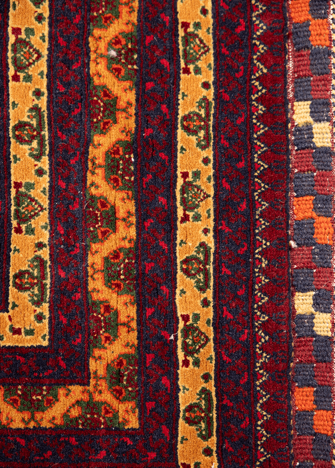 Afghani Red-orange — Venjara Carpets