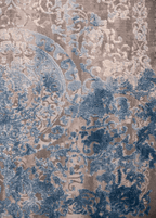 Blue Emboss — Venjara Carpets
