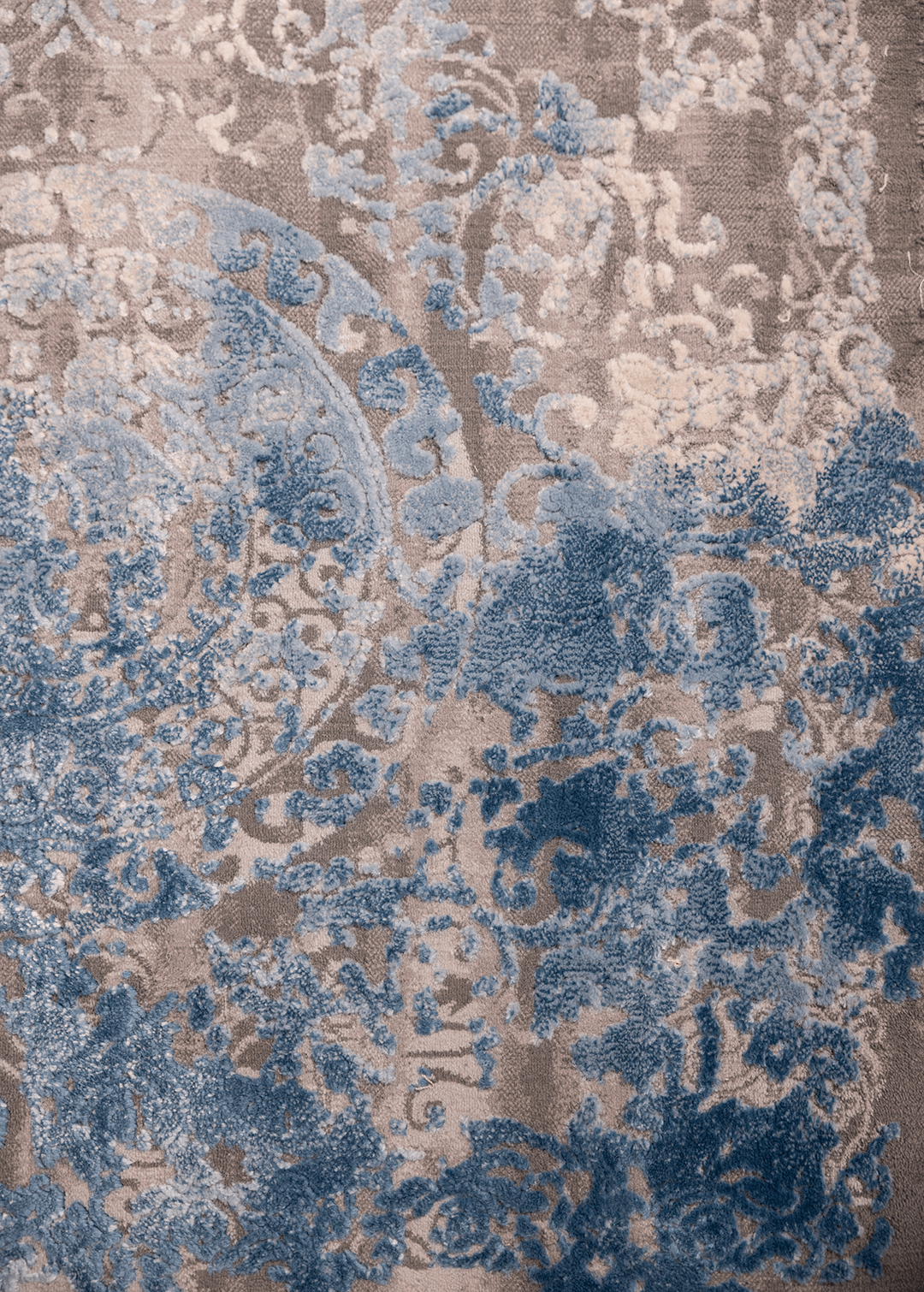 Blue Emboss — Venjara Carpets