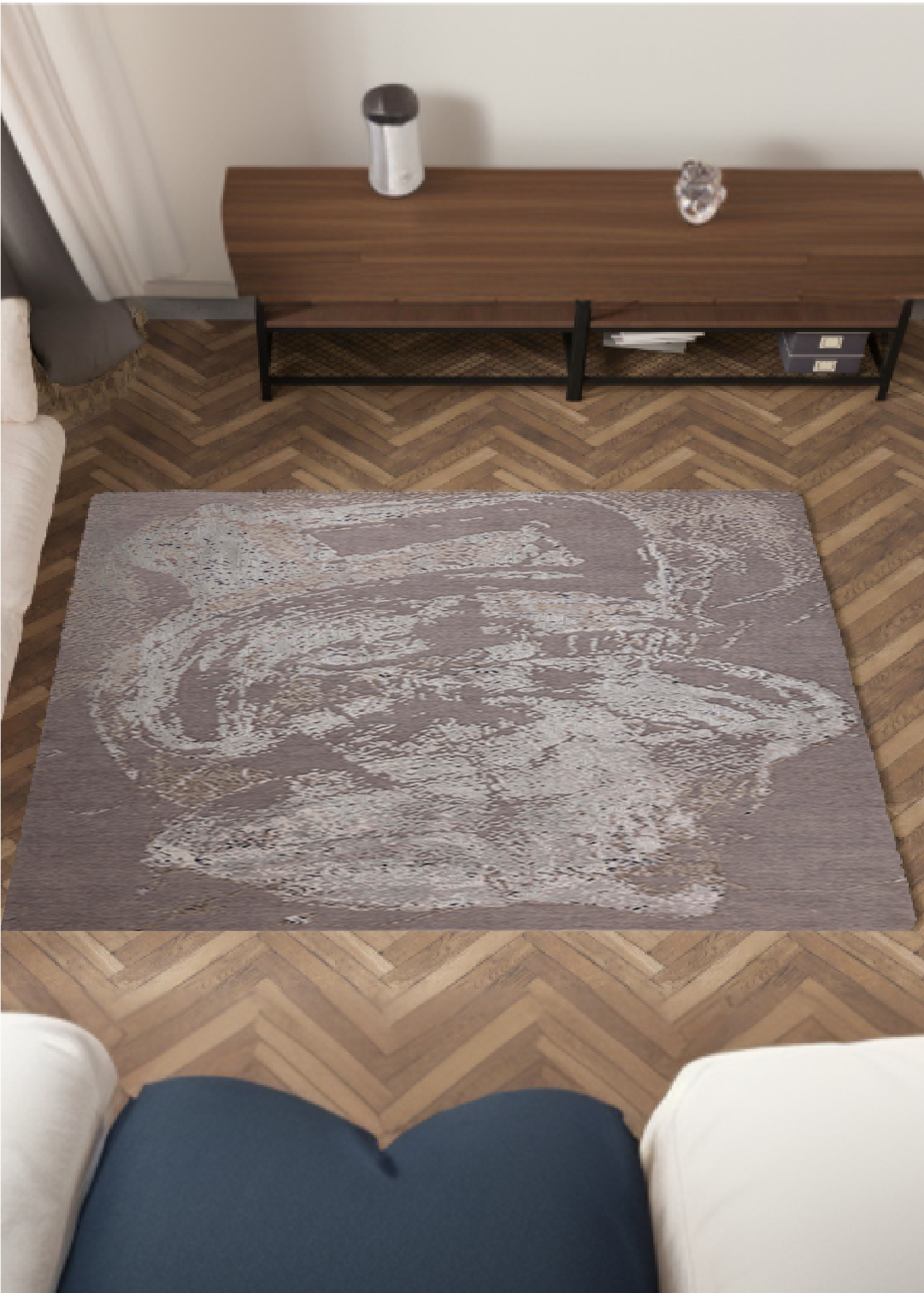 Silver Foil — Venjara Carpets