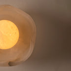 Alabaster Flower Wall Light — Harshita Jhamtani Designs