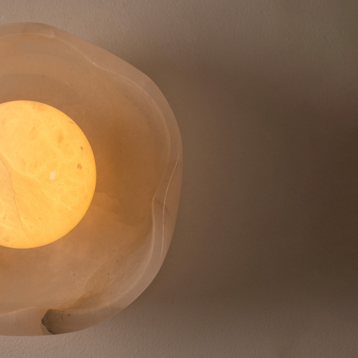 Alabaster Flower Wall Light — Harshita Jhamtani Designs