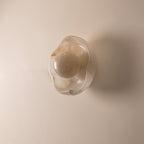Alabaster Flower Wall Light — Harshita Jhamtani Designs