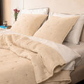 Cloud Cotton Gauze Quilted Bed Cover | King | Sand