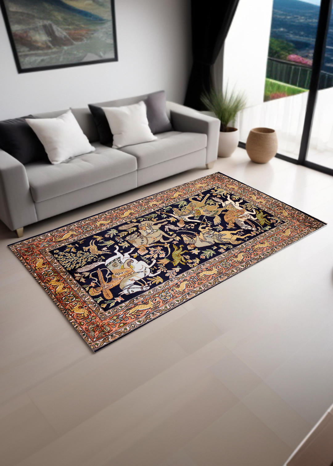 Shikari Wall Hanger — Venjara Carpets