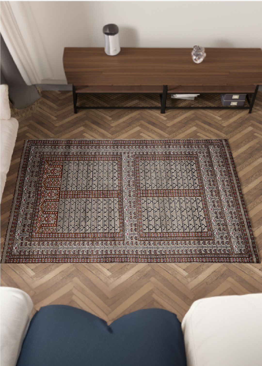 Parda Grey — Venjara Carpets