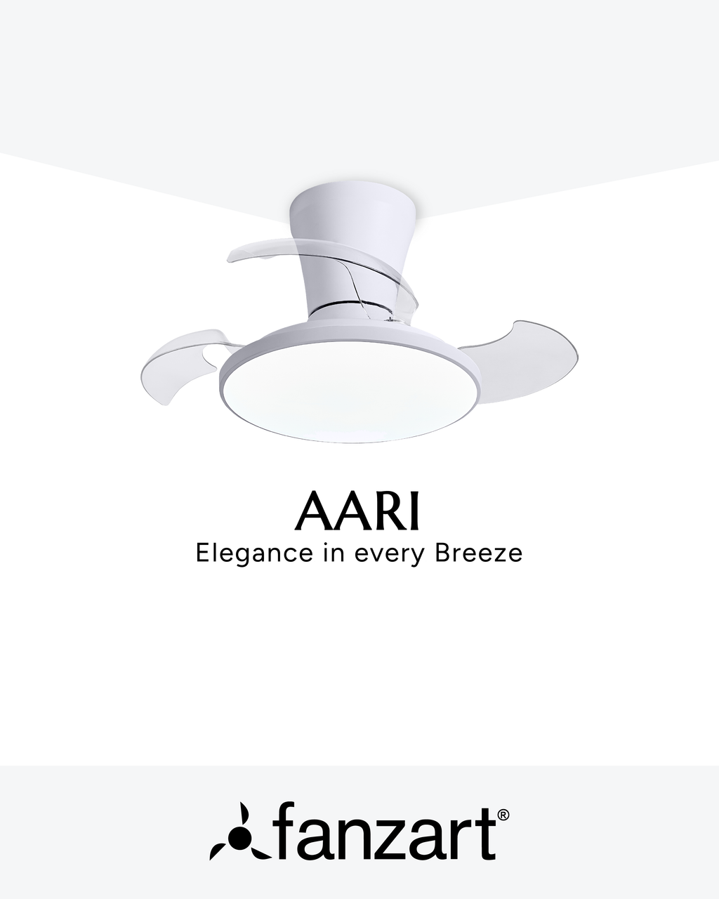Aari - Hugger (Low-Ceiling) Fan