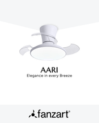 Aari - Hugger (Low-Ceiling) Fan