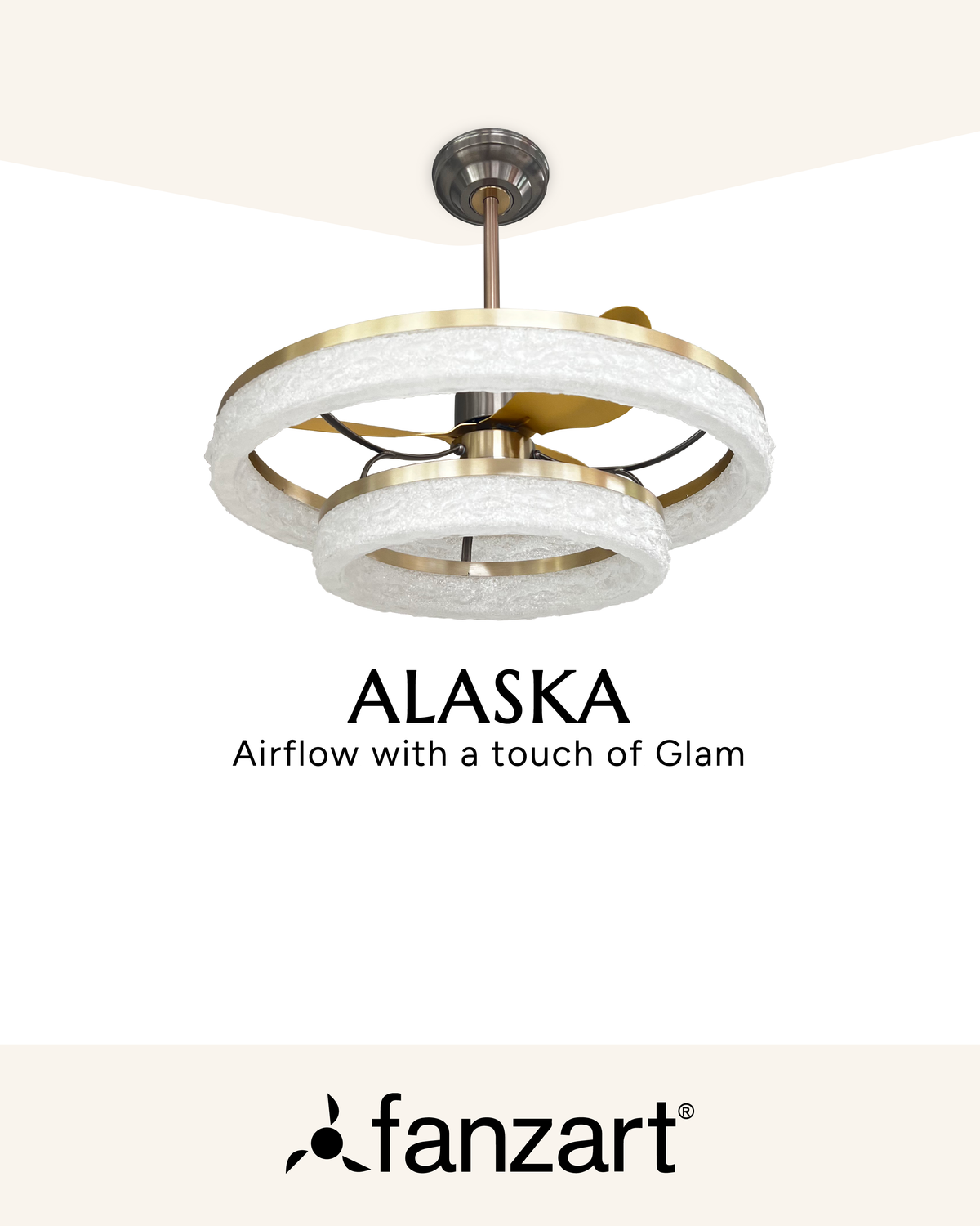 Alaska- Exotic Fandelier