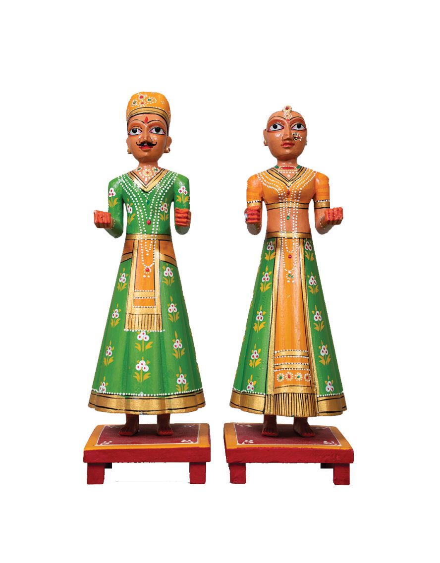 Dress-me-up Gangaur Dolls in a Gift Box