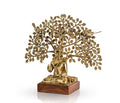 Brass Mahabodhi Tree with Buddha