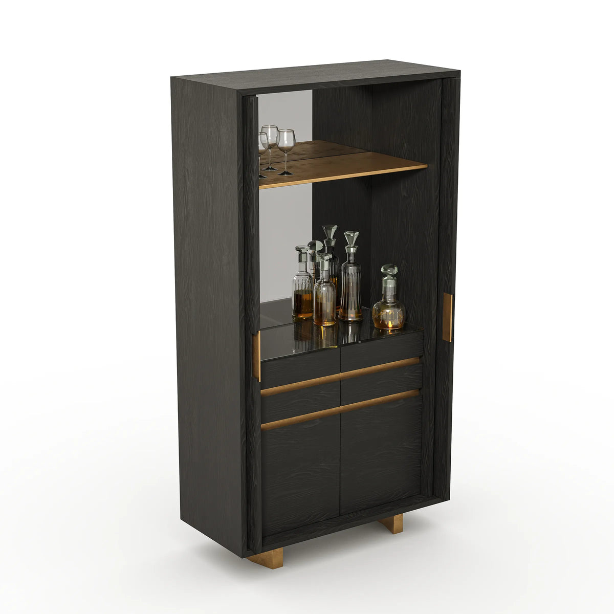 Noir Bar Cabinet — Bombay Design Lab