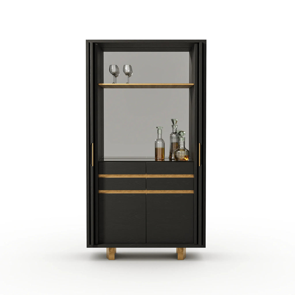Noir Bar Cabinet — Bombay Design Lab