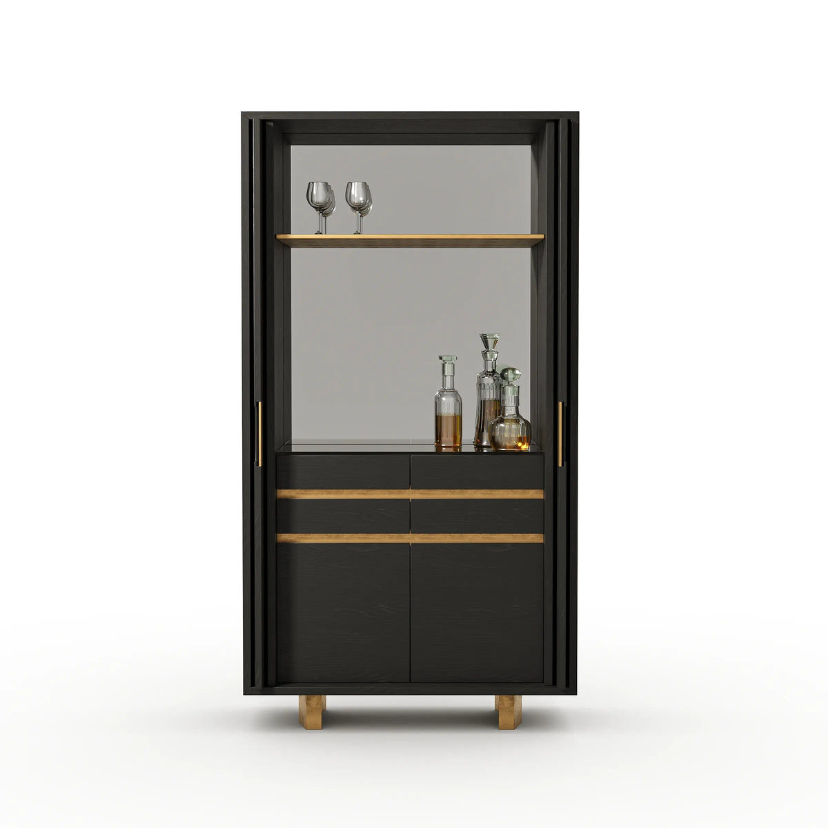 Noir Bar Cabinet — Bombay Design Lab