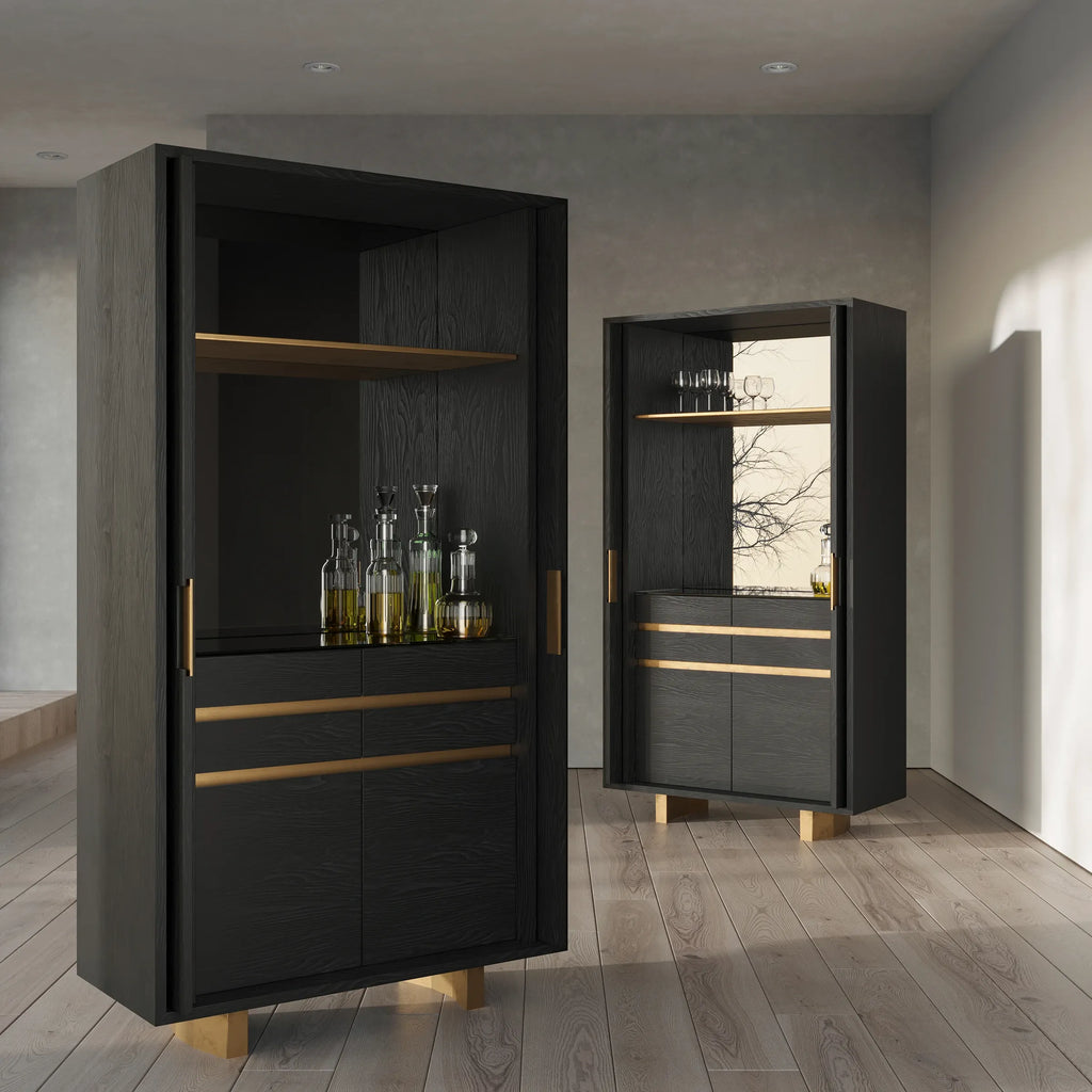 Noir Bar Cabinet — Bombay Design Lab