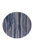 Blue Round Rug — Venjara Carpets