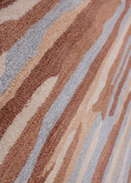 Brown Round Rug — Venjara Carpets