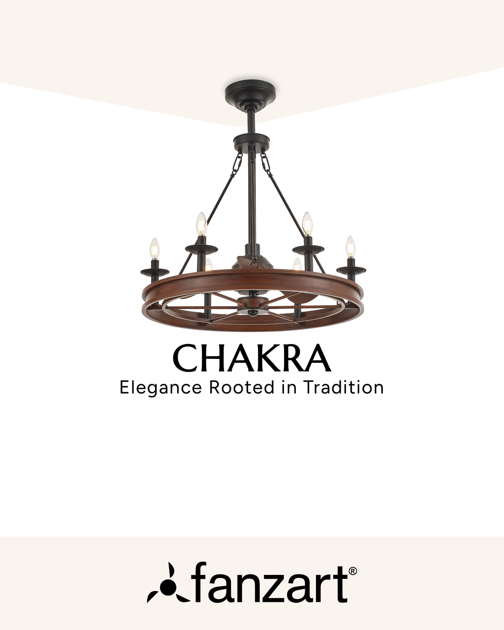 Chakra - Exotic Fandelier