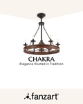 Chakra - Exotic Fandelier