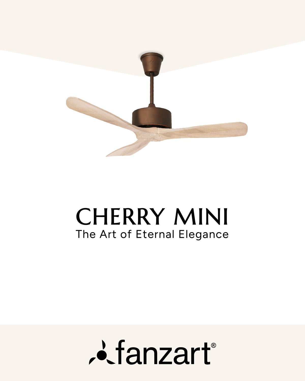Mini Cherry – Modern Wooden Fan