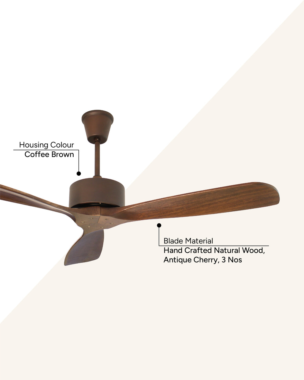 Mini Cherry – Modern Wooden Fan