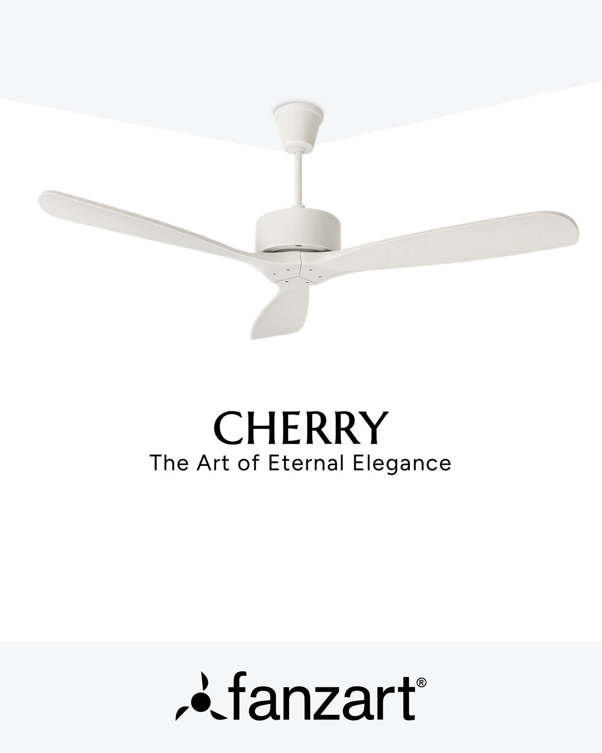 Cherry - Modern Wooden Fan